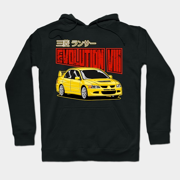 Lancer Evolution VIII Hoodie by WINdesign